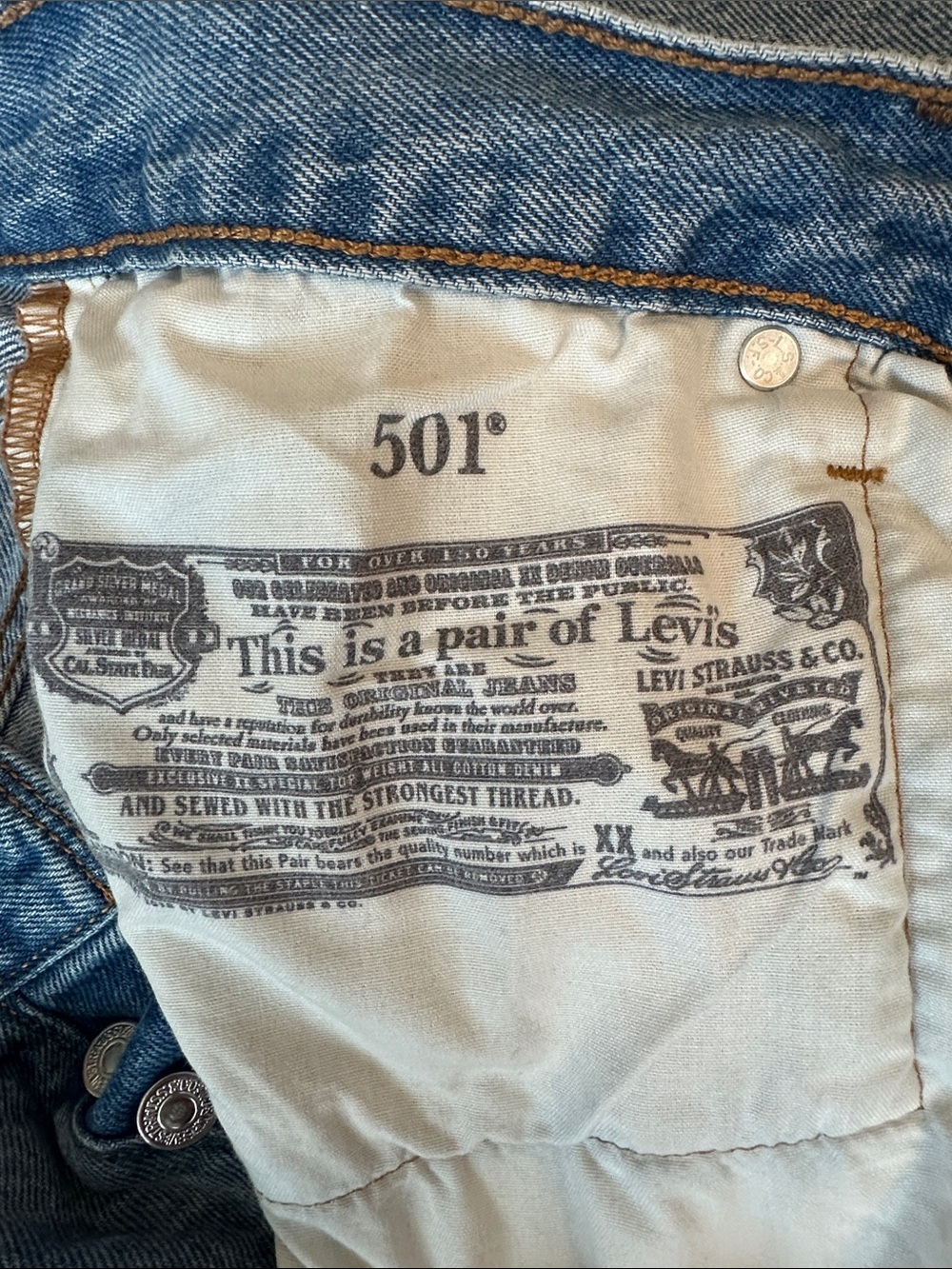 Levi's Women's 501 Straight Jeans in Medium Blue Denim